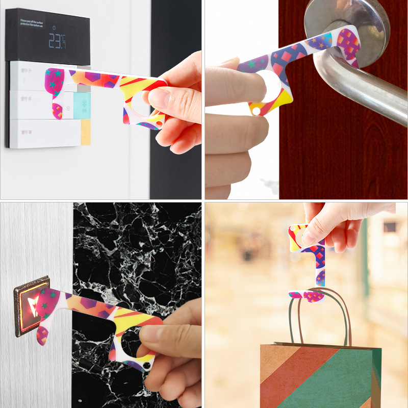 Retractable Keychain Acrylic Door Opener 6