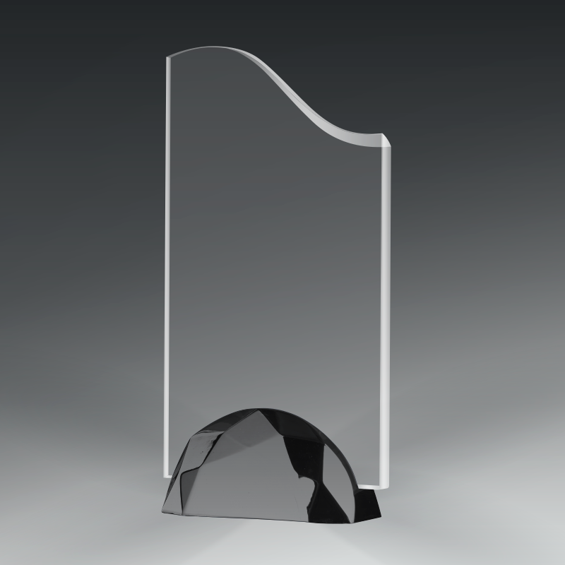 Acrylic Wave in Metal Base 5