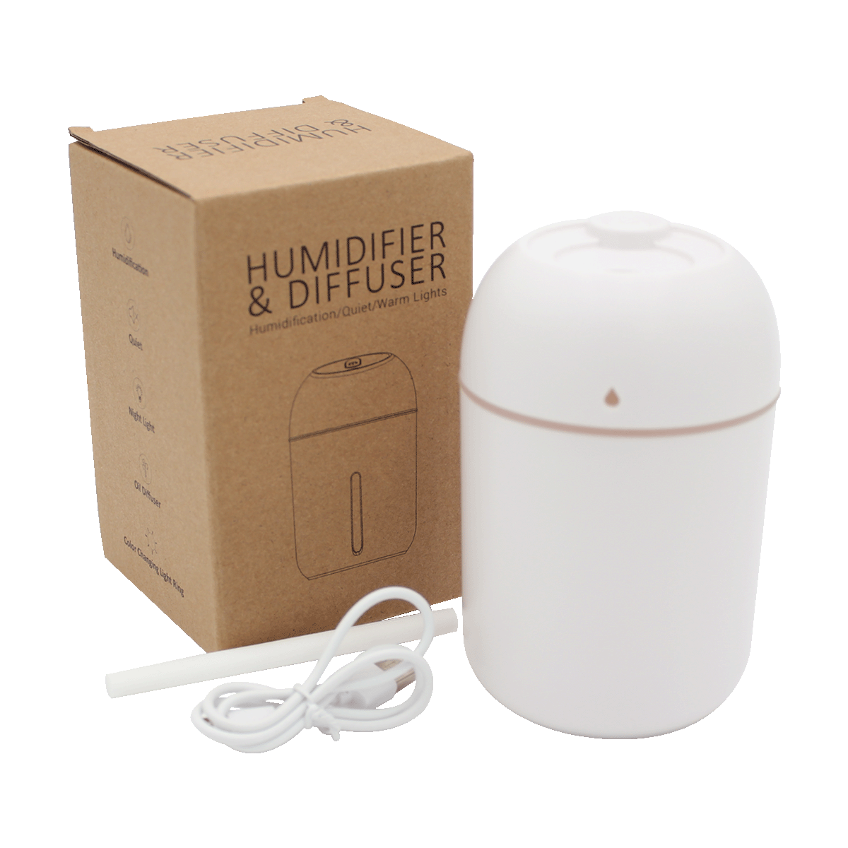 Humidifier with Essential Oil Diffuser 1