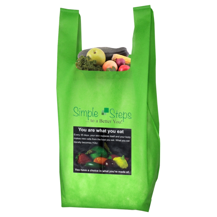 12" W x 22-1/2" H - Everyday Grocery Shopping Tote Bag 5