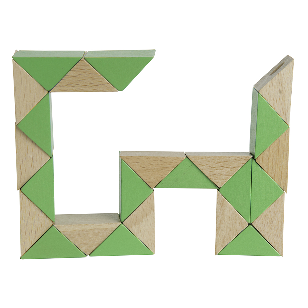 Wooden Snake Puzzle 3