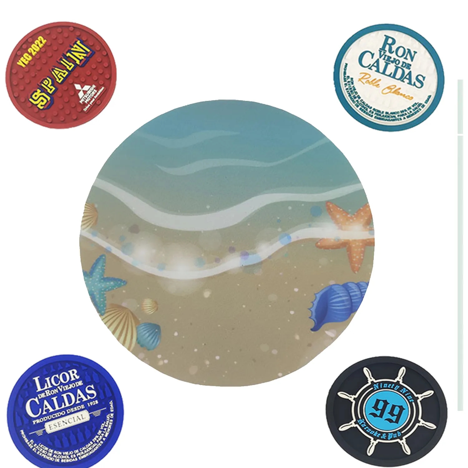 Customized Reusable Silicone Coaster 6