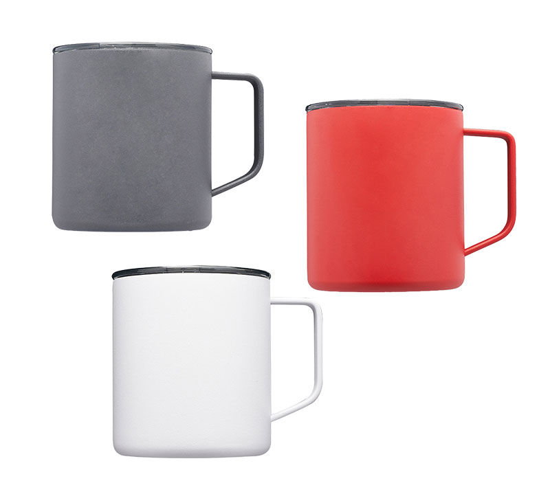 Powder Coated Stainless Steel Mug, 13.5 oz. 4