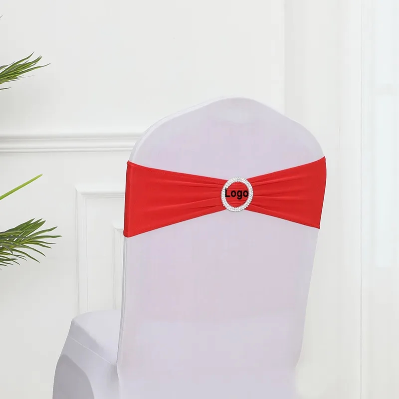 Spandex Chair Cover Band Elastic Ties for Wedding 1