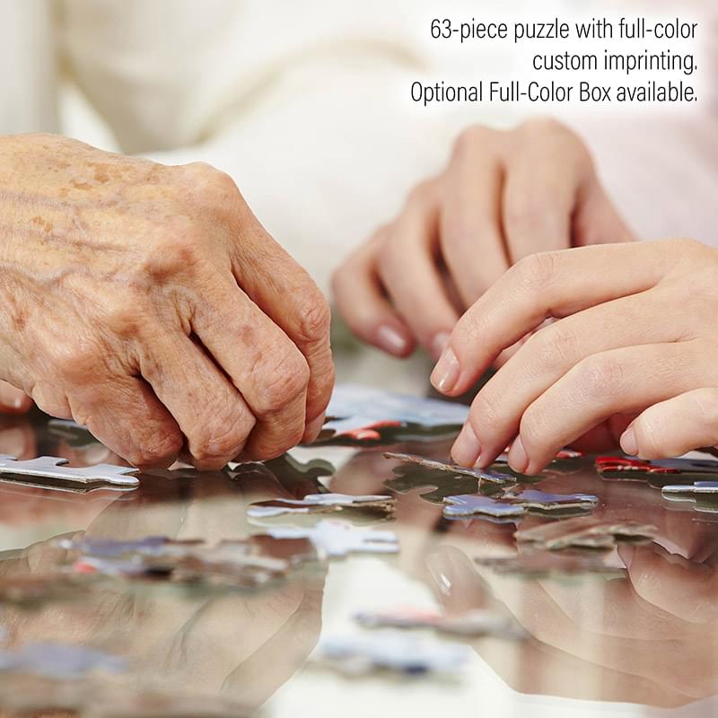 63 Pieces Full Color 13.25x8.5 Custom Jigsaw Puzzle 1