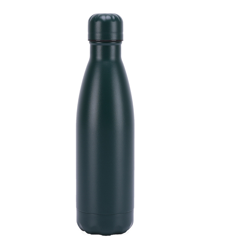 17 oz Double Wall Stainless Steel vacuum Insulated Travel Bottle with Sponge Brush 14