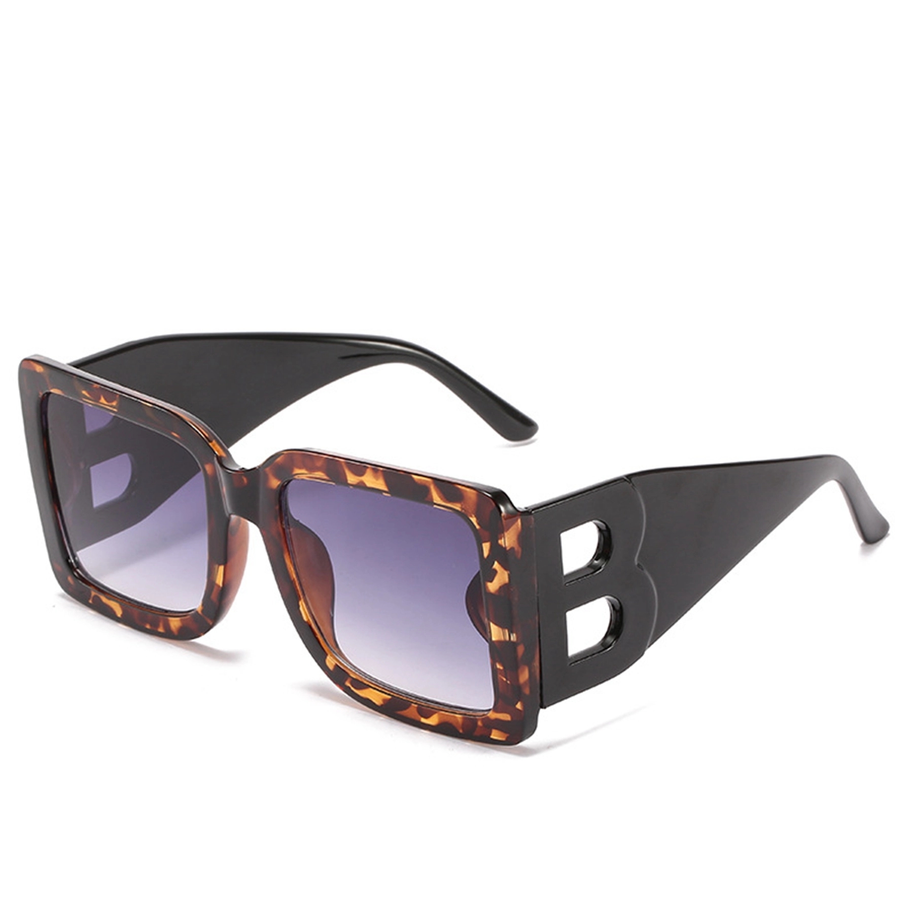Oversized Big B Man Rectangle Sunglasses 2