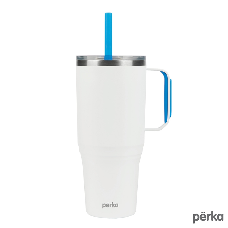Perka® Portofino 36 oz. Double Wall Recycled Stainless Steel Travel Mug 6