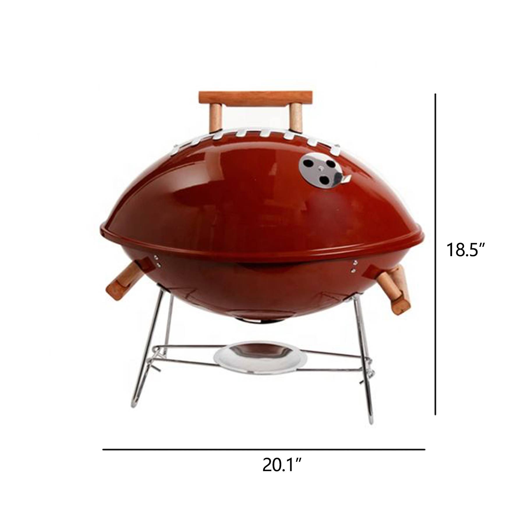 FOOTBALL BBQ STEEL GRILL 2