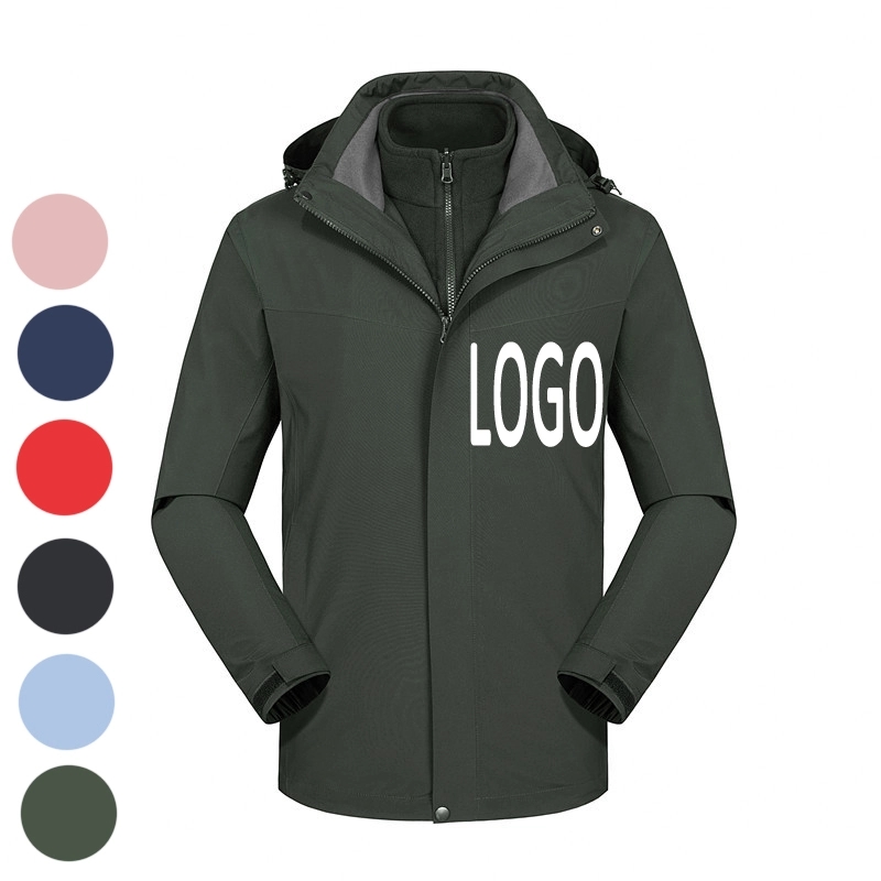 Waterproof Detachable 2-layer Hiking Jacket & Outdoor Coat 5