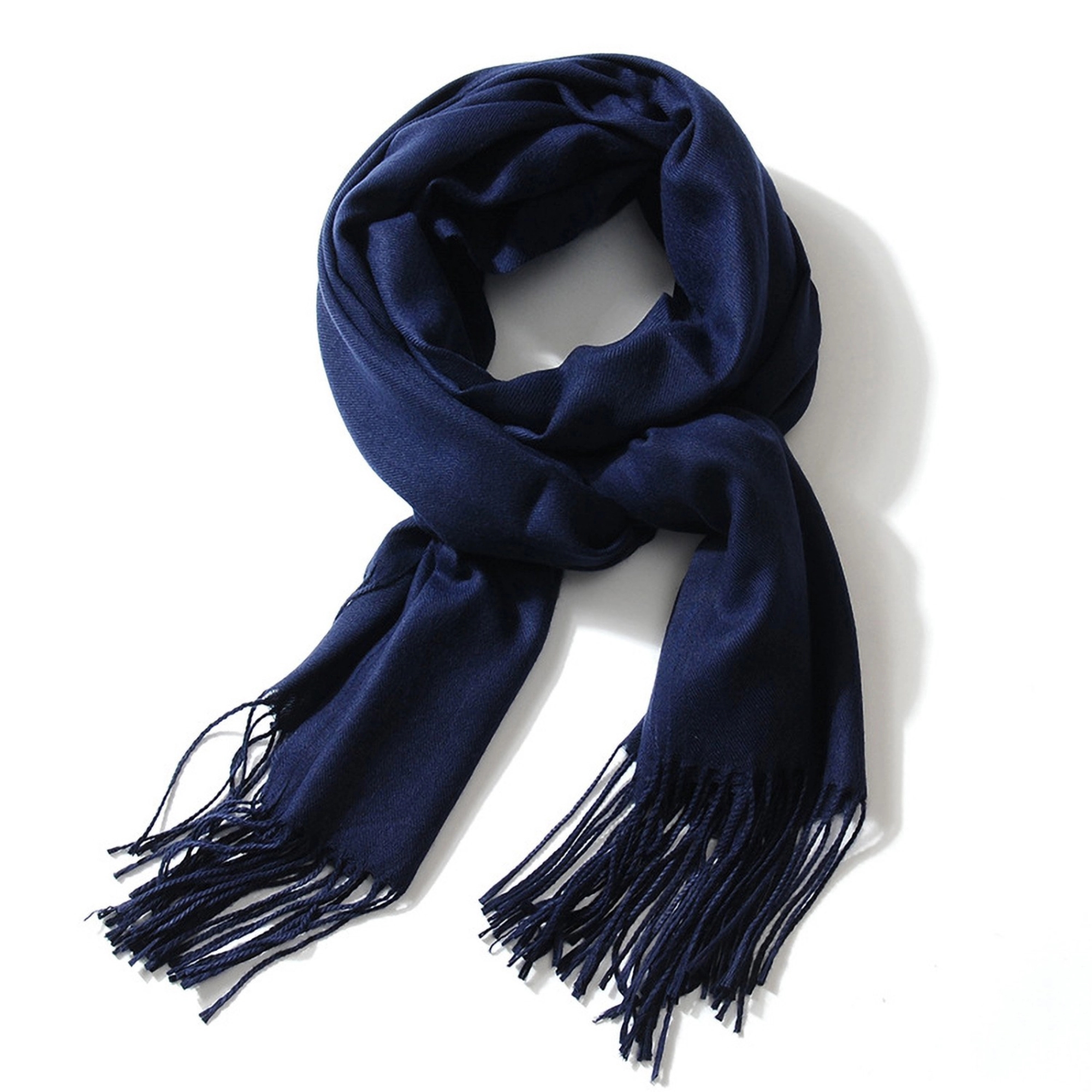 Cashmere Pashmina Woven Scarf With Fringes 4