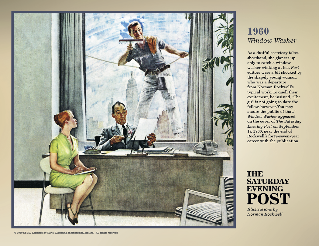 Triumph® Calendars The Saturday Evening Post Illustrations by Norman Rockwell Calendar 50