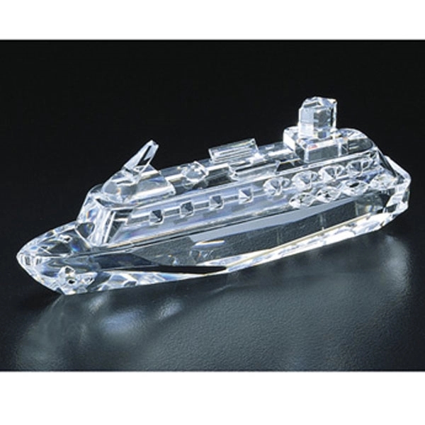 Cute Gift Crystal Boat Model Decorative 2