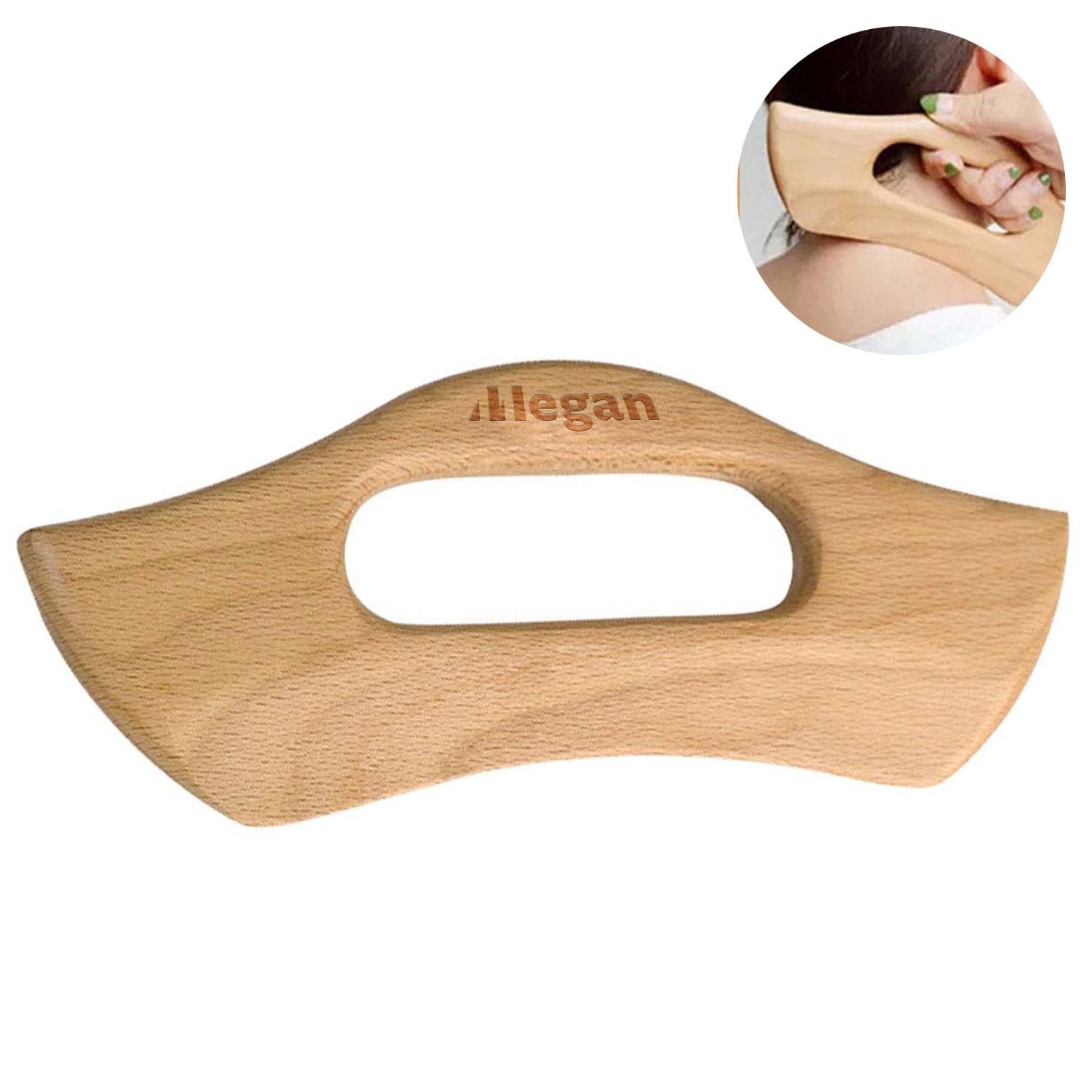 Beech Face Lifting And Whole Body Scraping Board 10