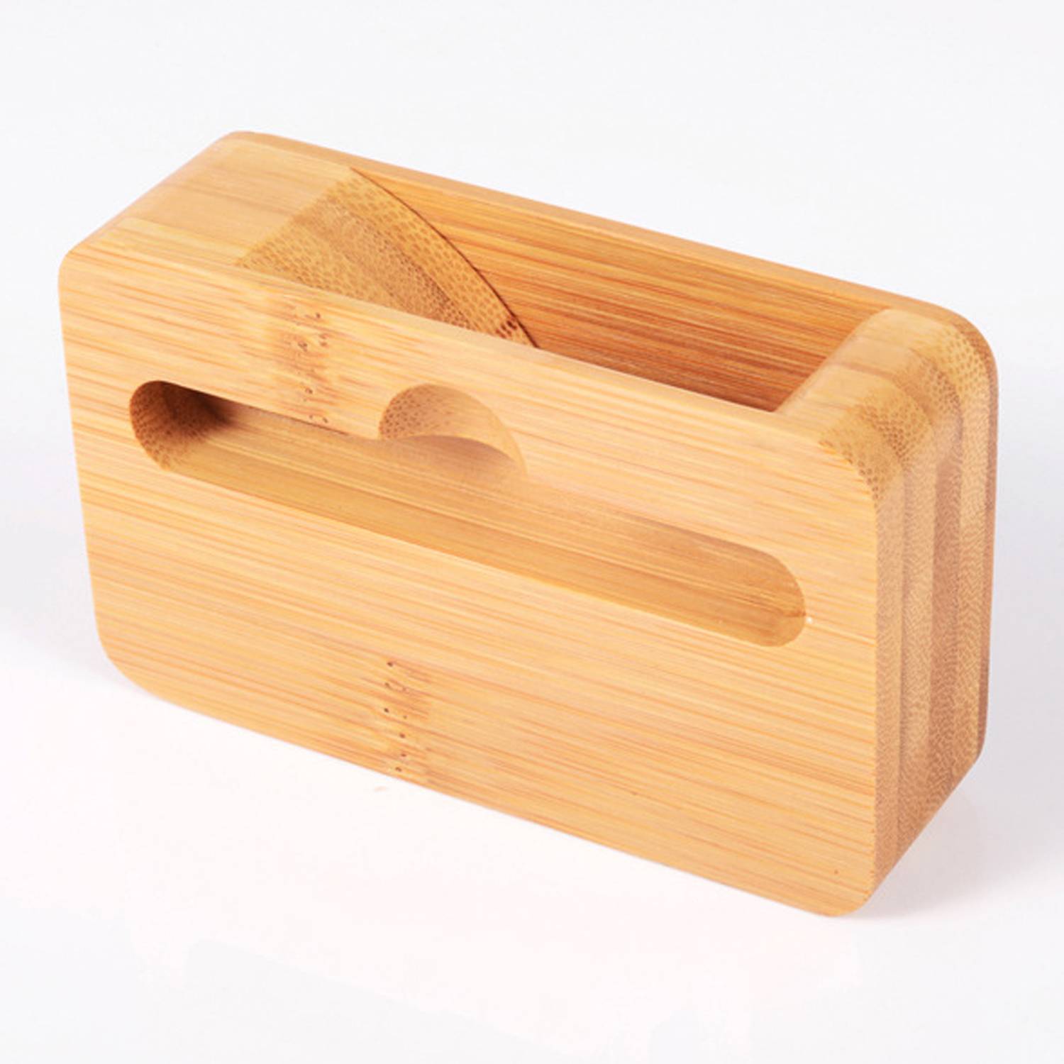 Bamboo Amplifying Phone Stand 5