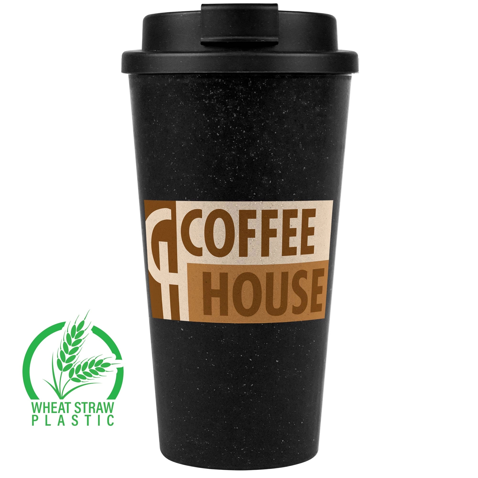 17oz. Eco-Friendly Wheat Straw Coffee Mug 1
