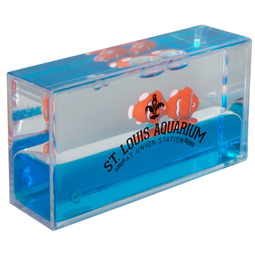 Mini Clownfish Liquid Wave Paperweight 3