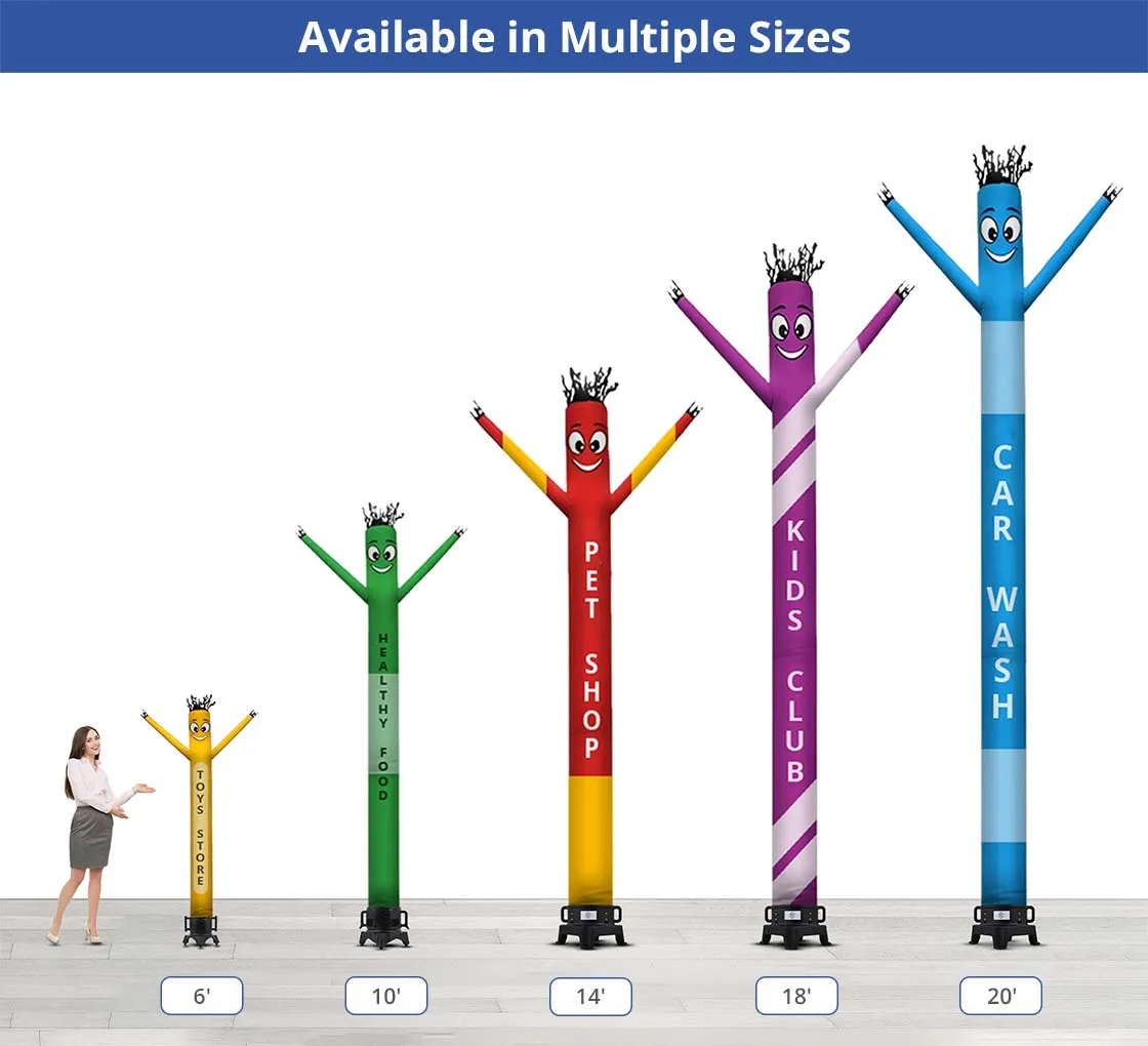 Custom Inflatable Tube Man with Blower (Single Sided) 3
