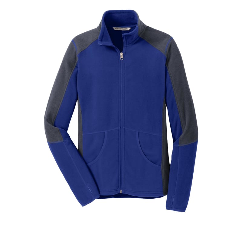 Port Authority Women's Colorblock Microfleece Jacket. 2