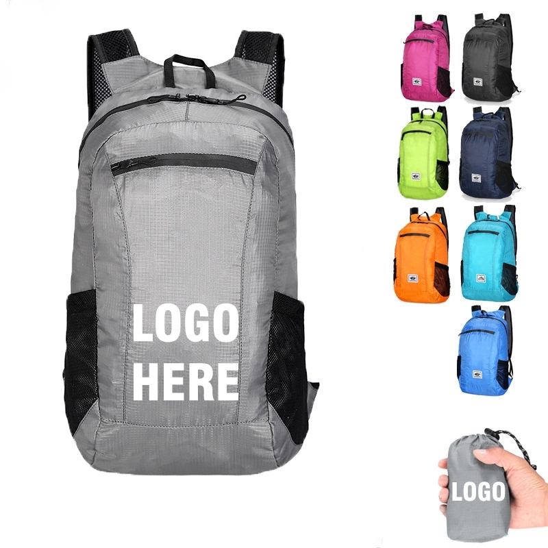 Custom Water Resistant Lightweight Packable Backpack 12