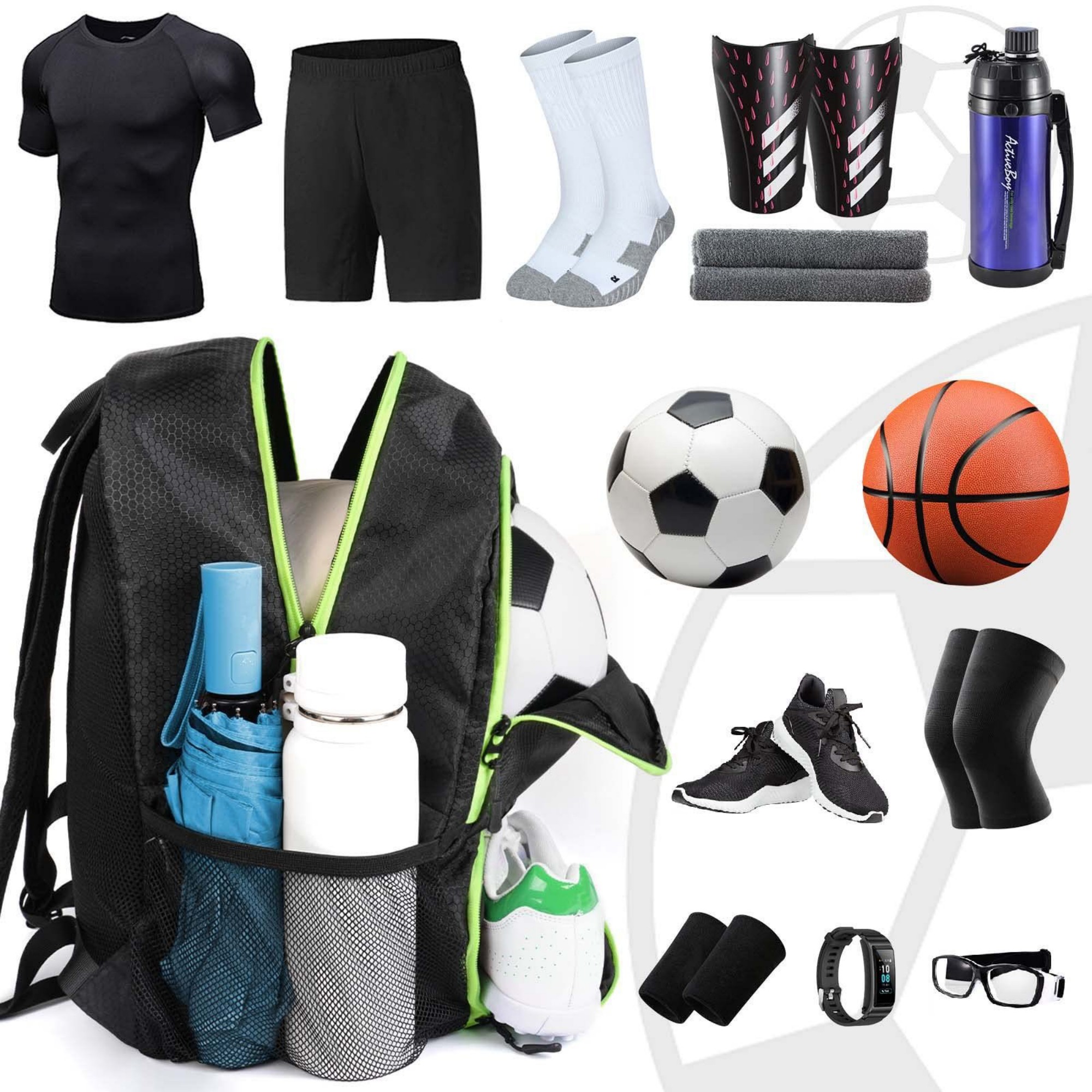 Soccer Backpack With Ball Compartment 2