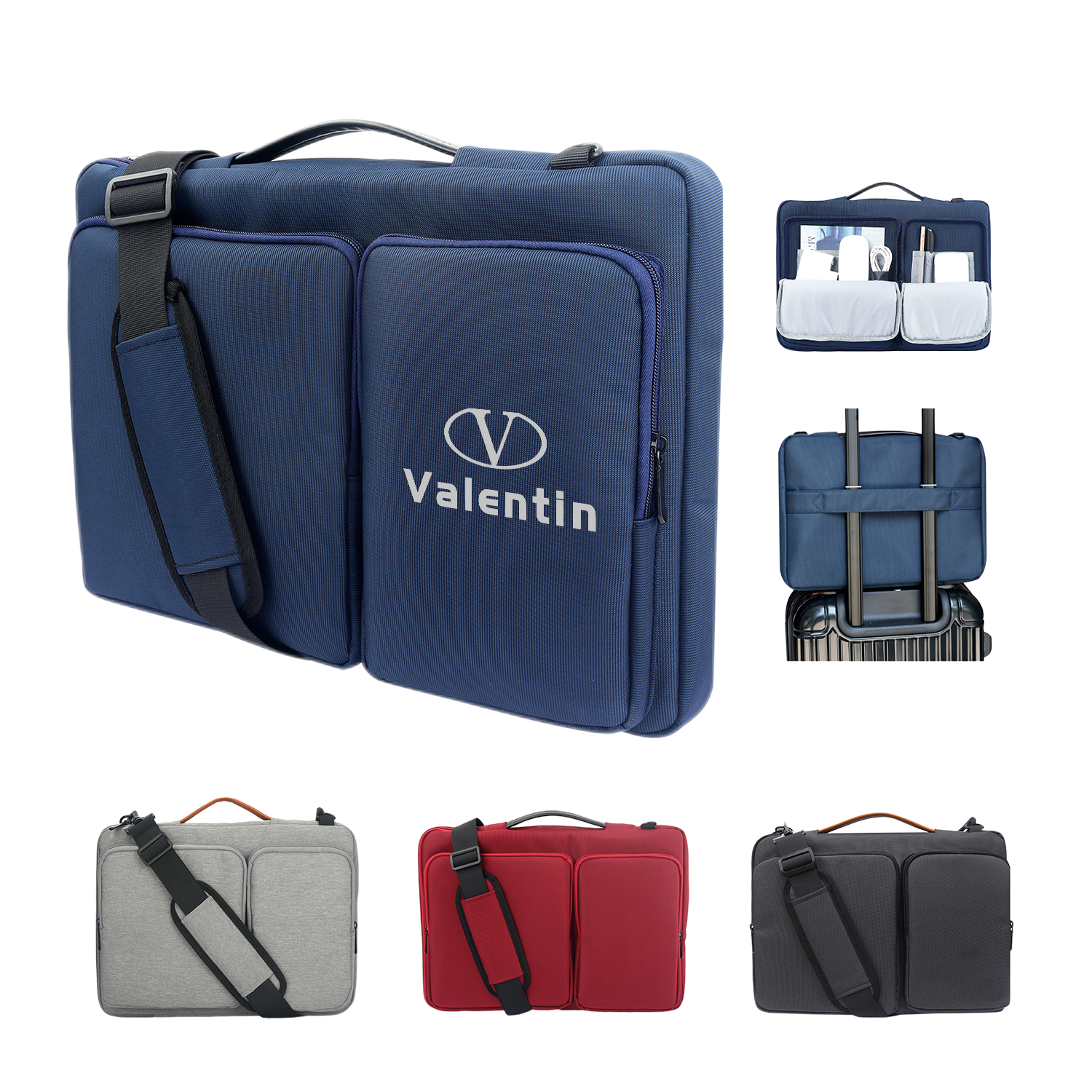 15.6" Protective Laptop Shoulder Bag 1