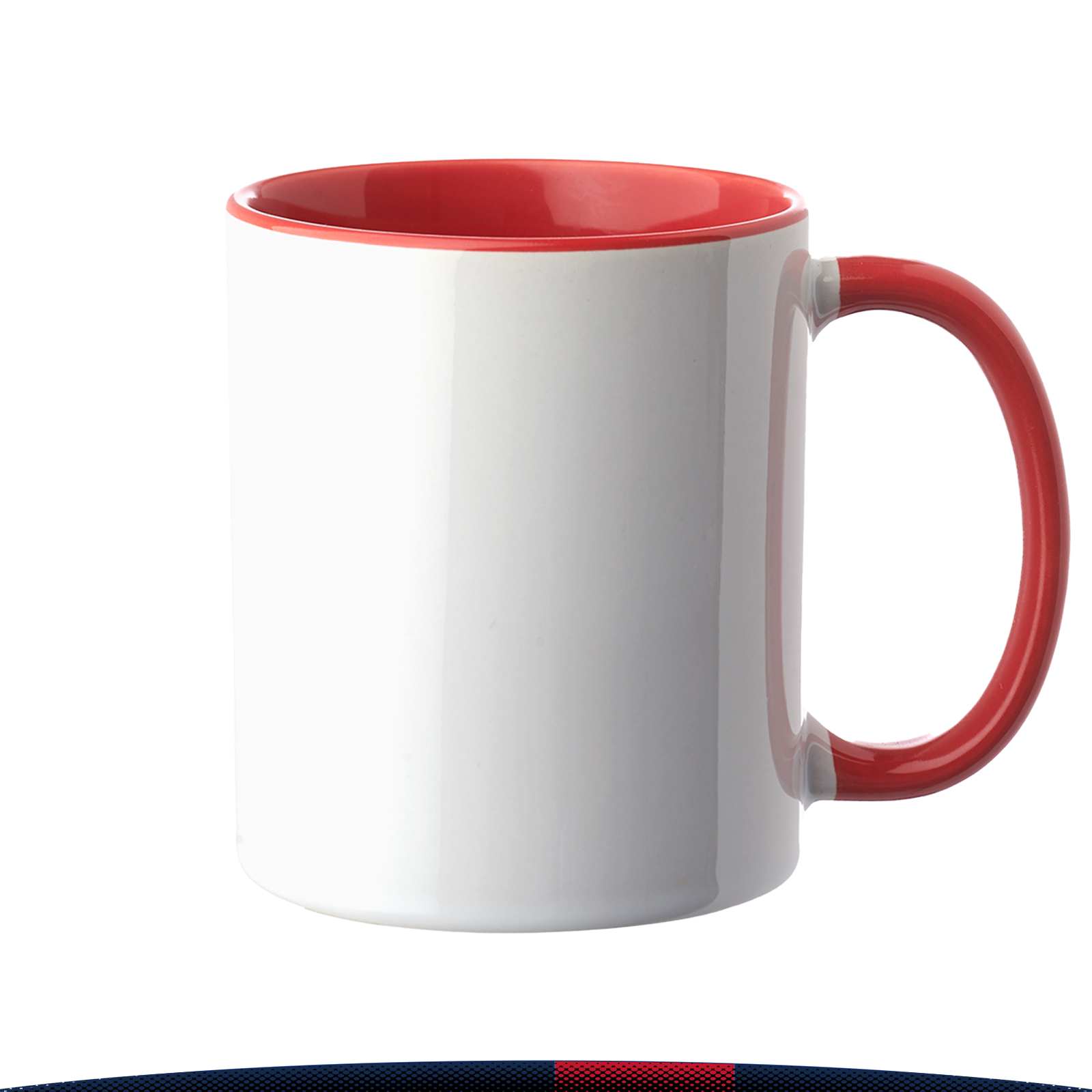11 oz. Bright Two-tone Ceramic Mugs 7