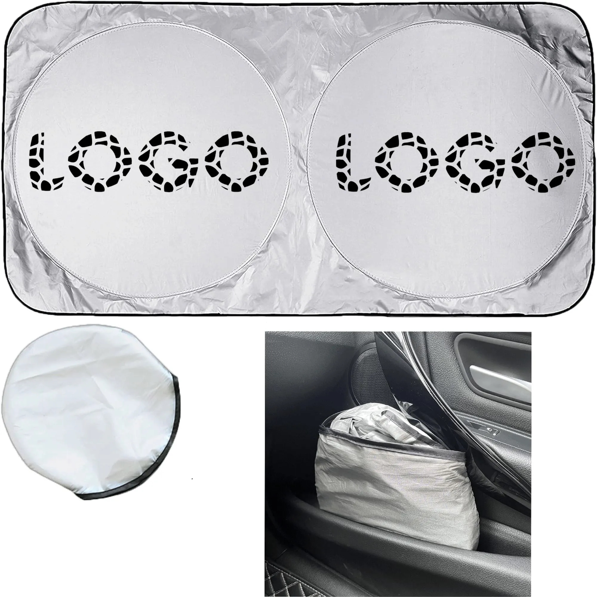 Folding Car Windshield Sunshade