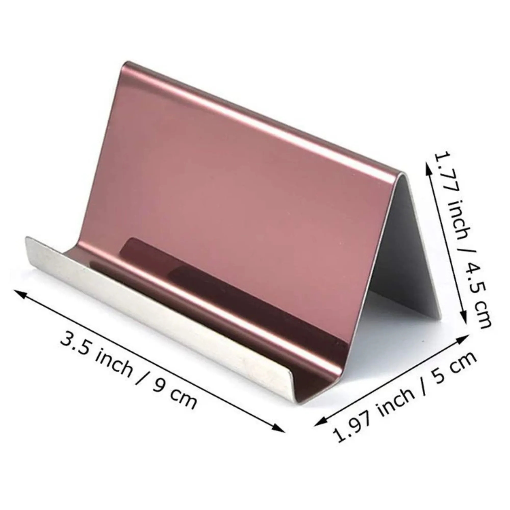 Stainless Steel Business Holder Name Card Display Stand 8