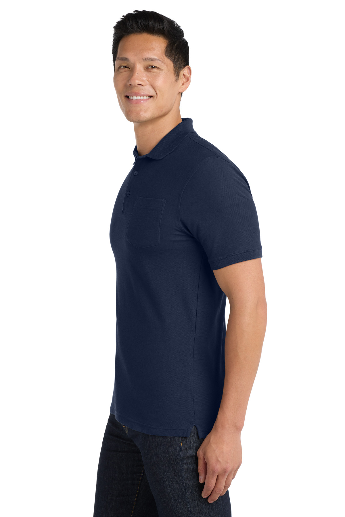 Port Authority Core Classic Pique Pocket Polo. K100P 2