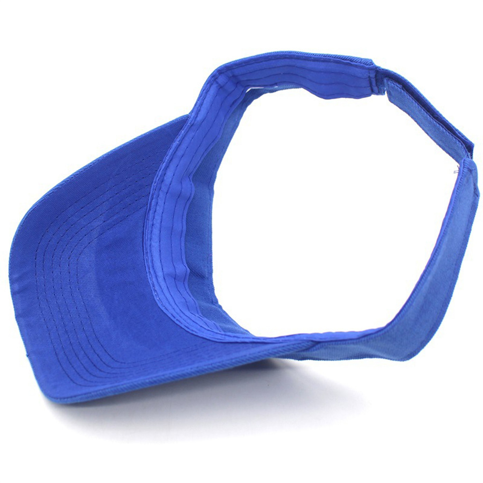 Cotton Sunproof Sport Visor Hats With Velcro 2