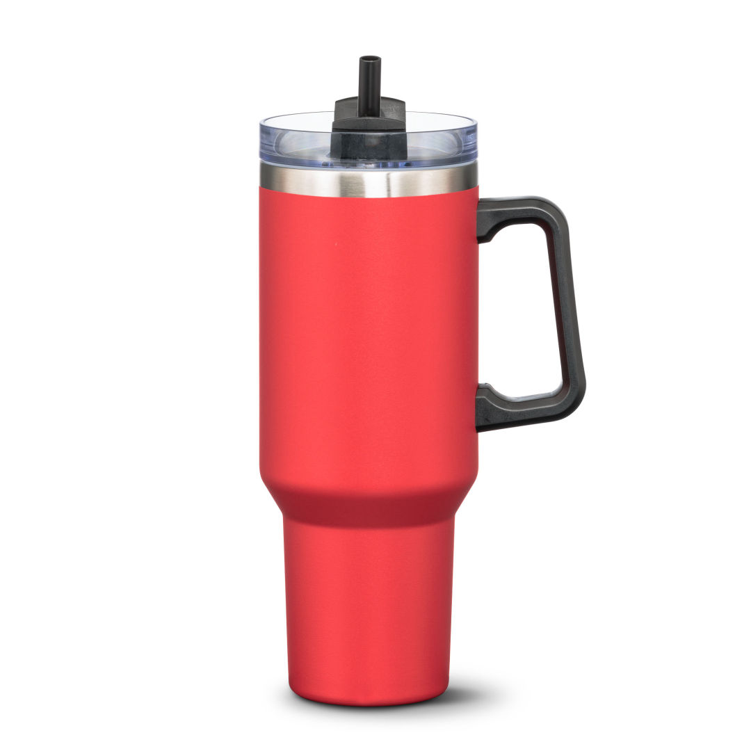 Compeer Handle Travel Mug w/Straw - 40oz 8