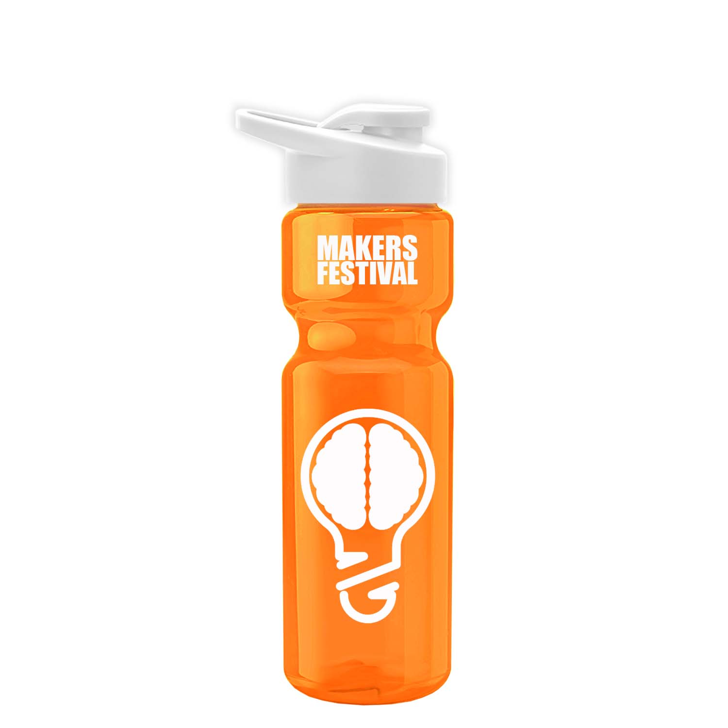 Champion - 28 oz. Transparent Bottle with Drink Thru Lid 13