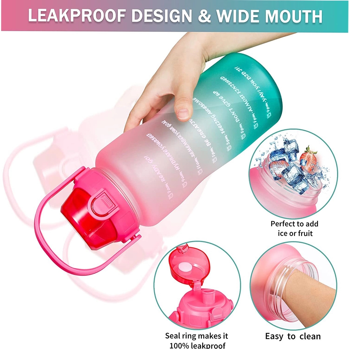 64OZ Large Water Bottle 2
