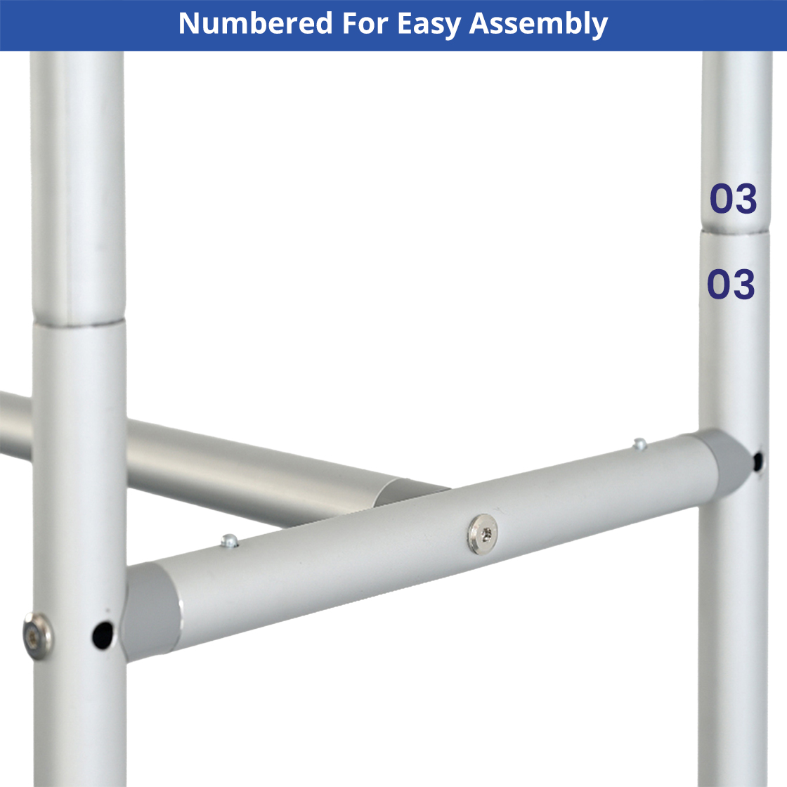 Skytube Tiered Circle Hanging Banners (8' x 4') Double Sided - Graphic & Hardware Combo 3