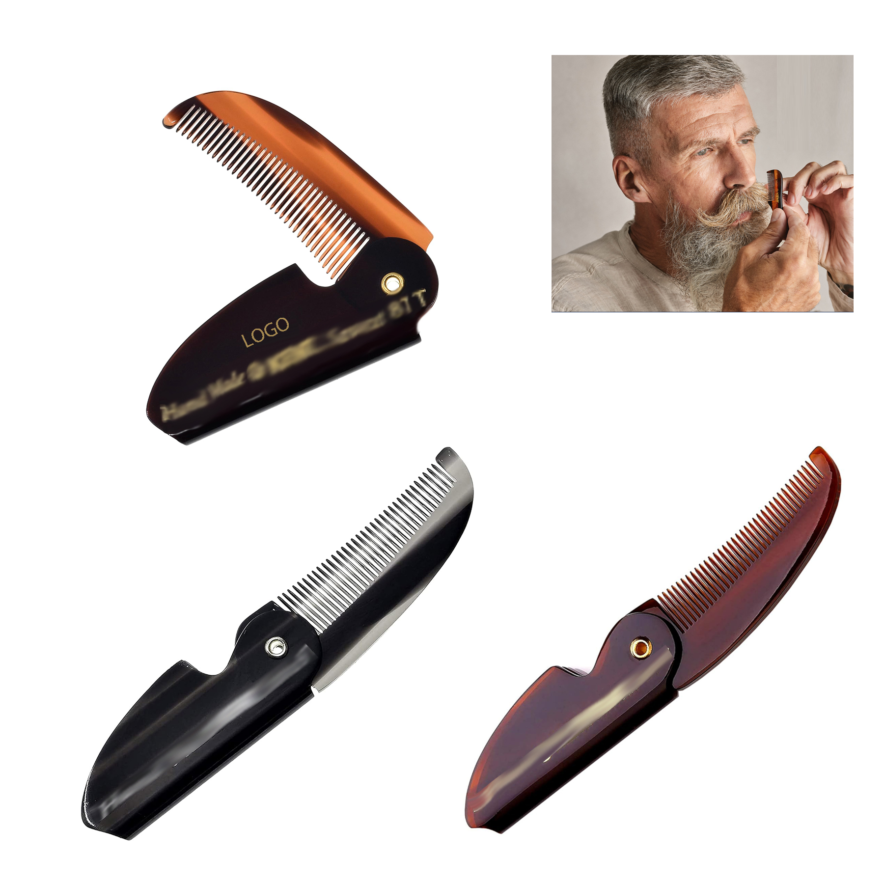 Handmade Folding Pocket Comb 2