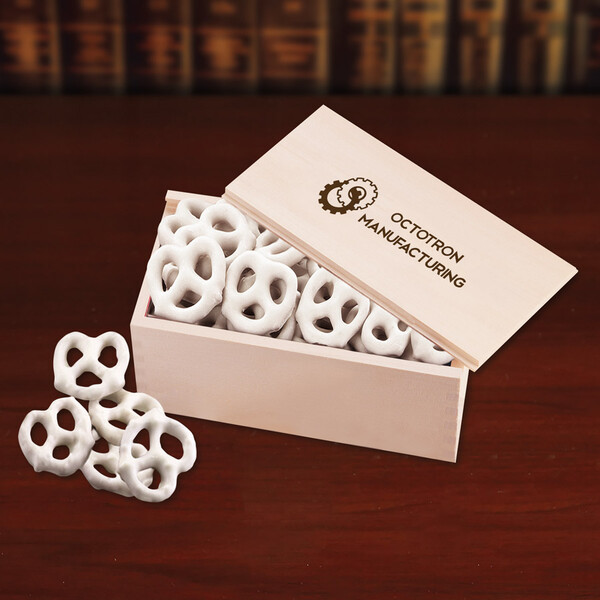 Frosted Pretzels in Wooden Collector's Box 1