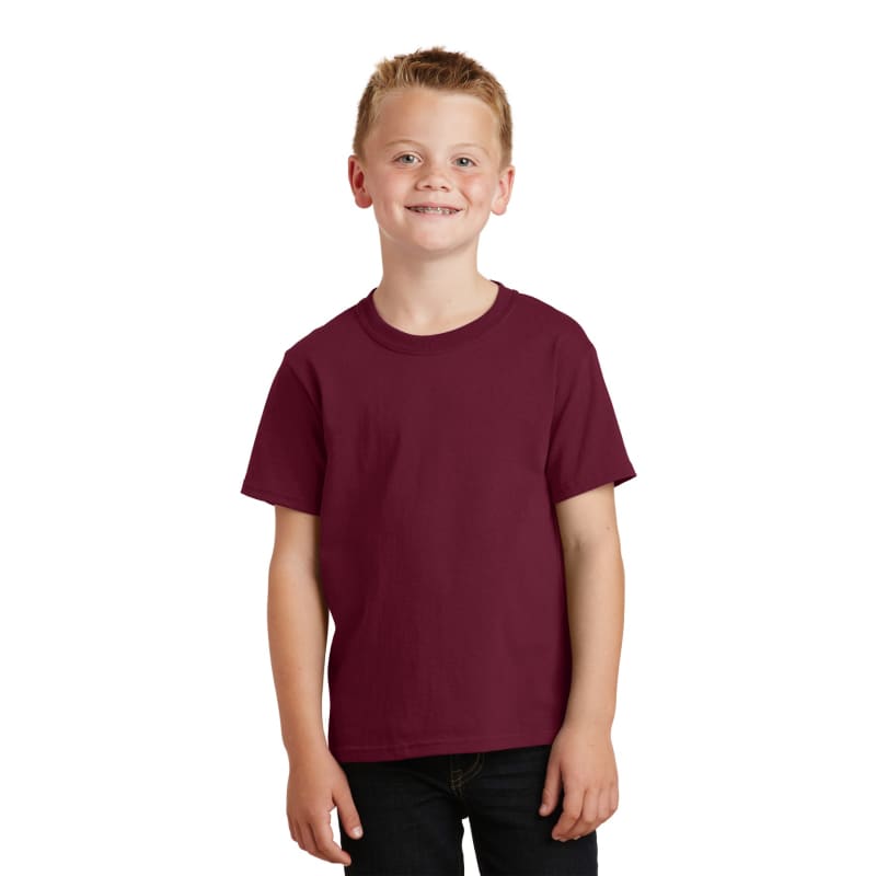 Port & Company - Youth Core Cotton Tee. 162