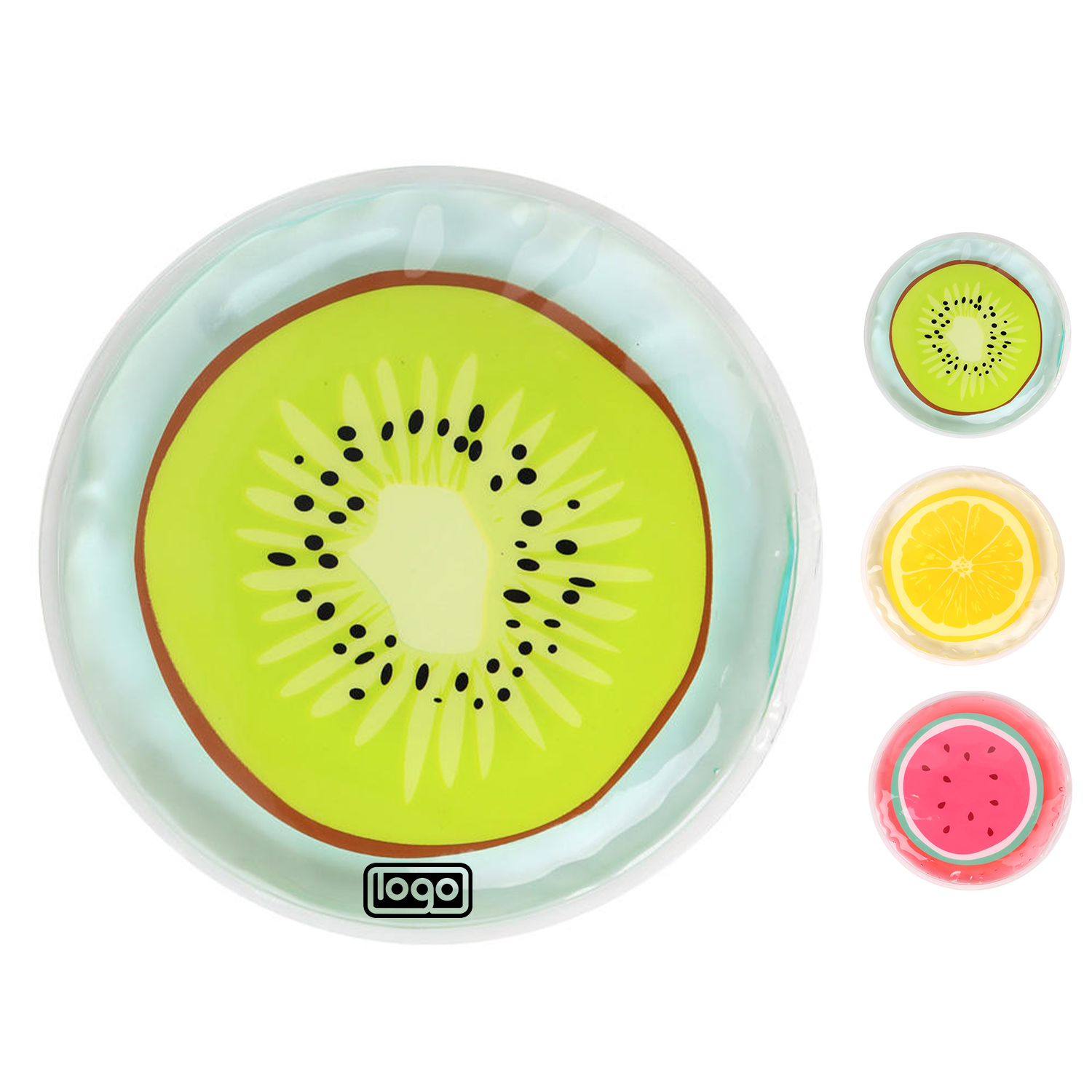 Kids' Reusable Fruit Ice Pack - Hot & Cold for Pain Relief 2