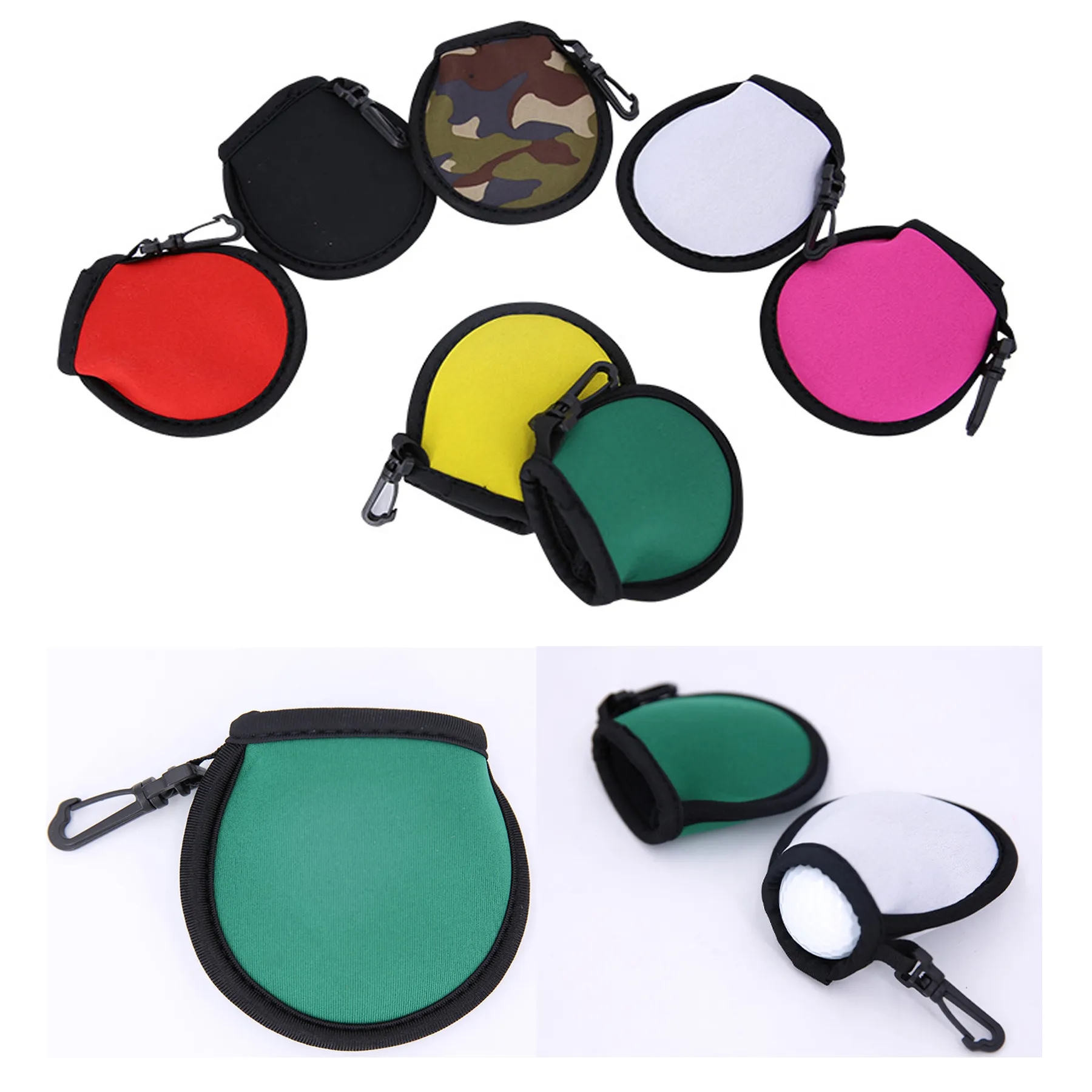 Golf Ball Cleaner Pouch With Clip 3