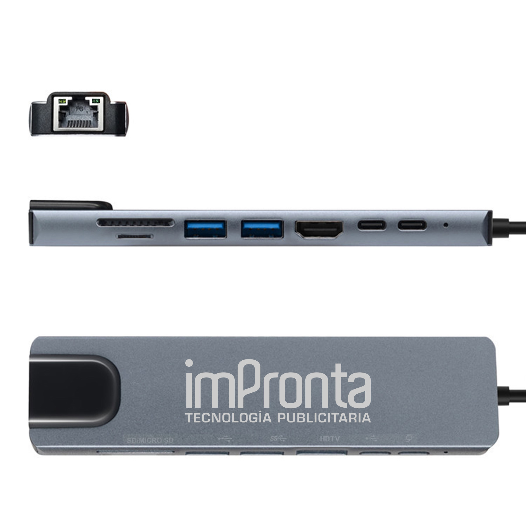 Tiedy 8in1 USB Hub 3
