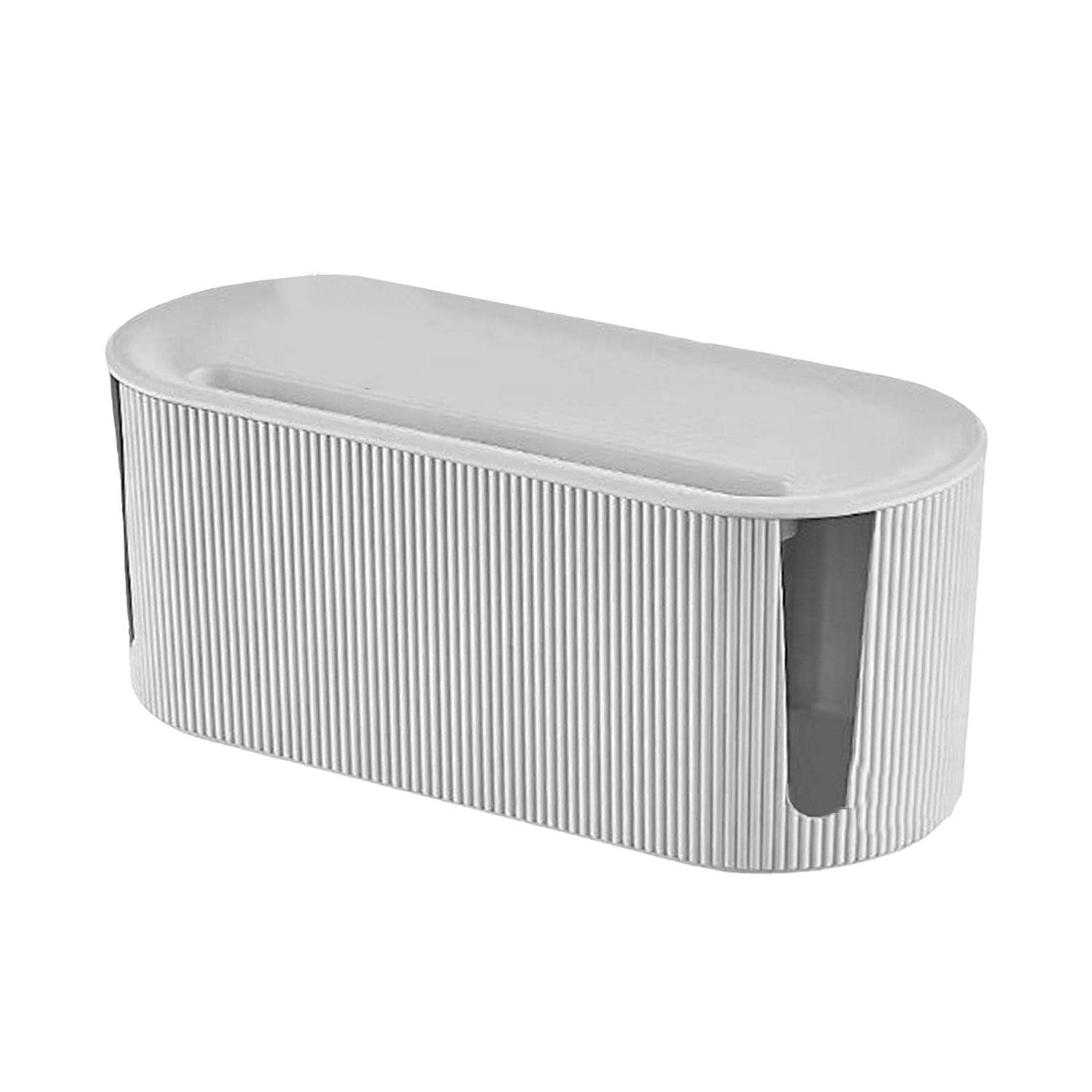 Desk PP Cable Management Storage Box 2