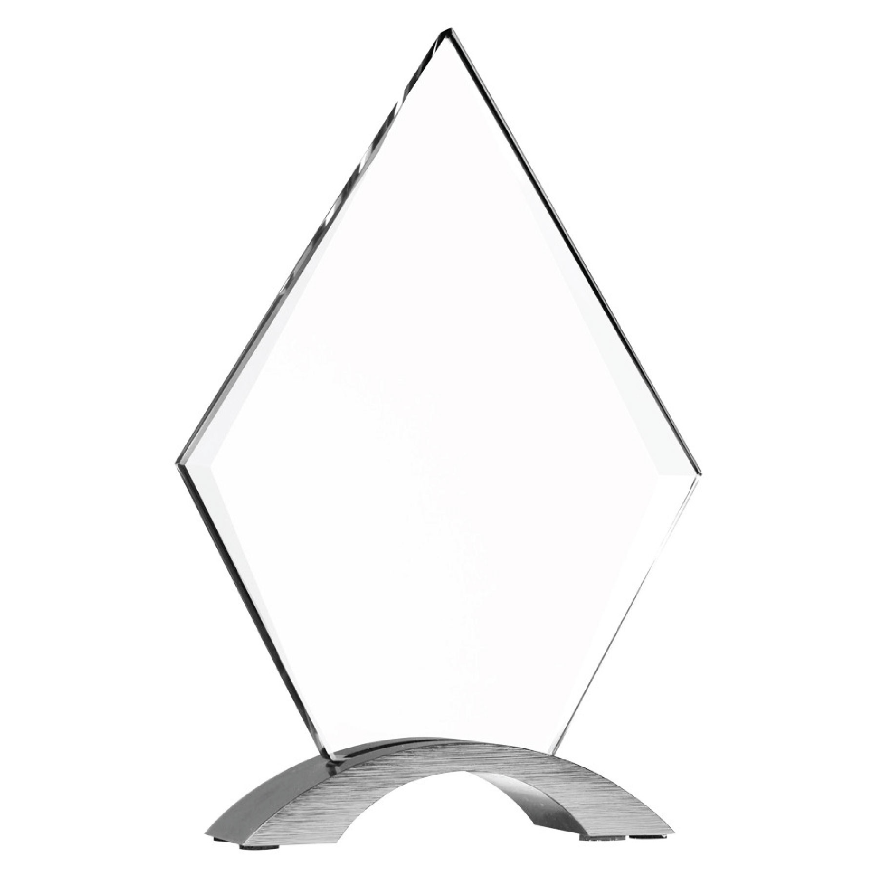 8 1/2" Diamond Cosmic Acrylic Award w/ Silver Base 3
