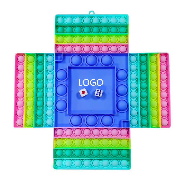 Big Size Pop Fidget Toy 4 Players Pop Chess Board Game 3