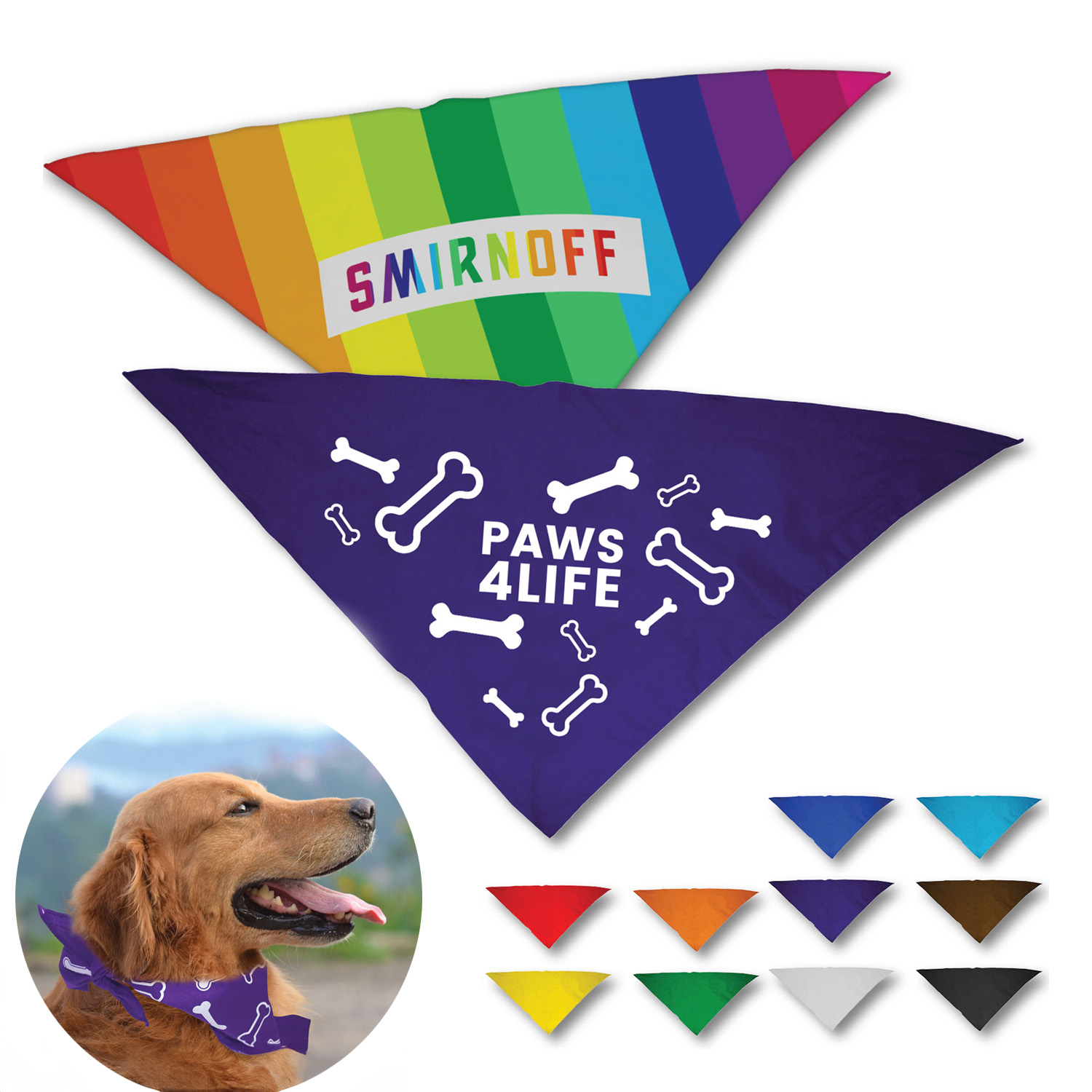 Paws for Life® Pet Bandana - Med/Lg