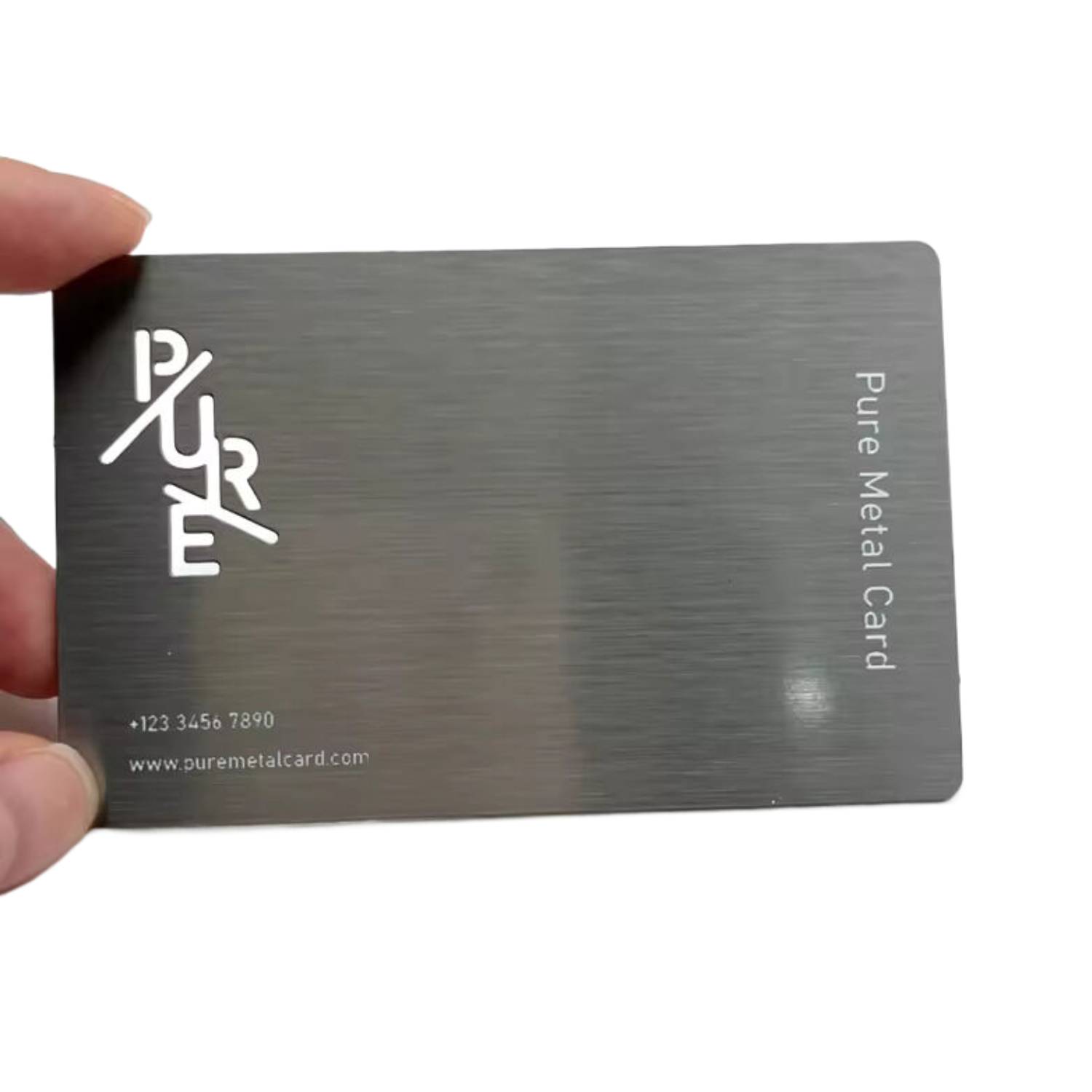 Stainless Steel Business Name Card 2