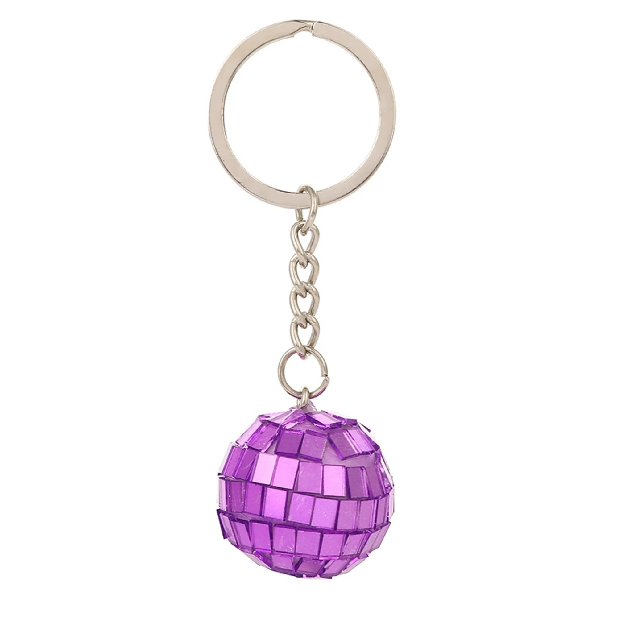 Mirrored Disco Ball Keychain 1
