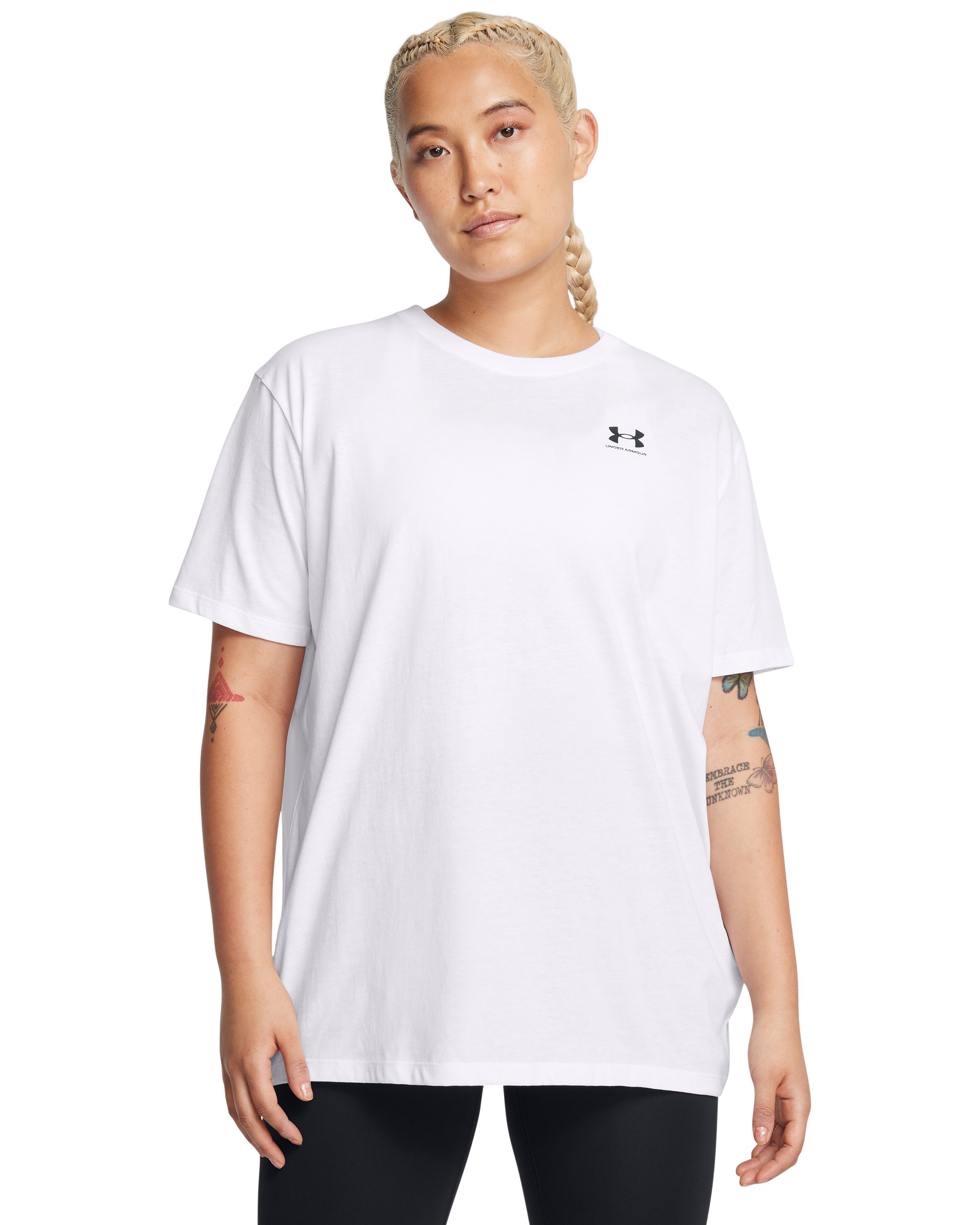 UA BF Logo Women's Oversized Short Sleeve 2