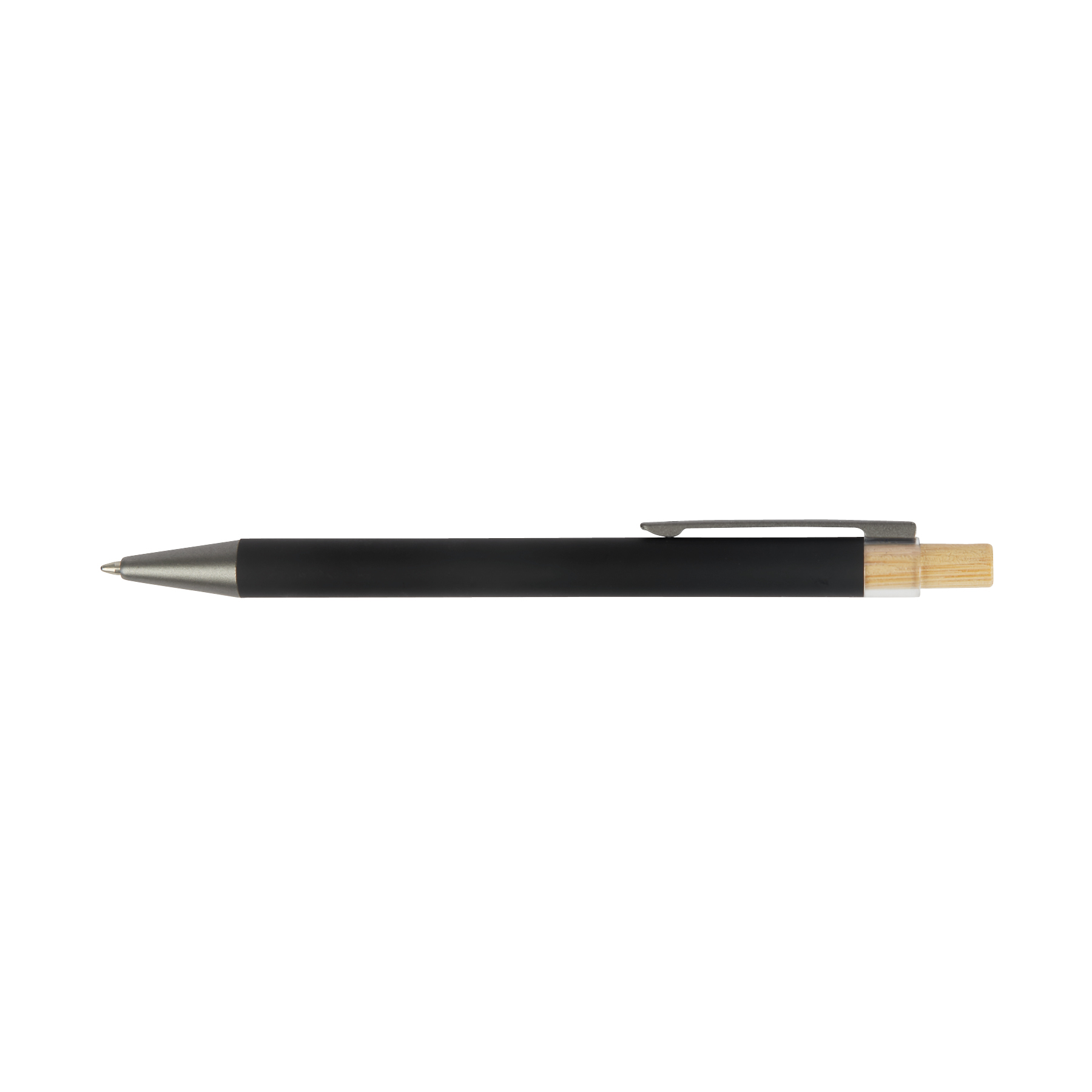 Arundi Recycled Aluminum Pen With Bamboo Plunger 43