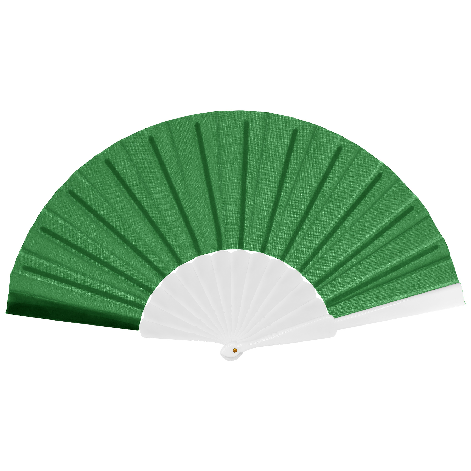 Full-color Folding Polyester Fans With Plastic Handle 3